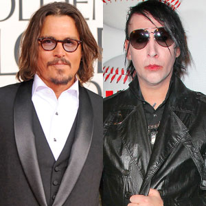 Johnny Depp, Marilyn Manson Johnny Depp, Marilyn Manson